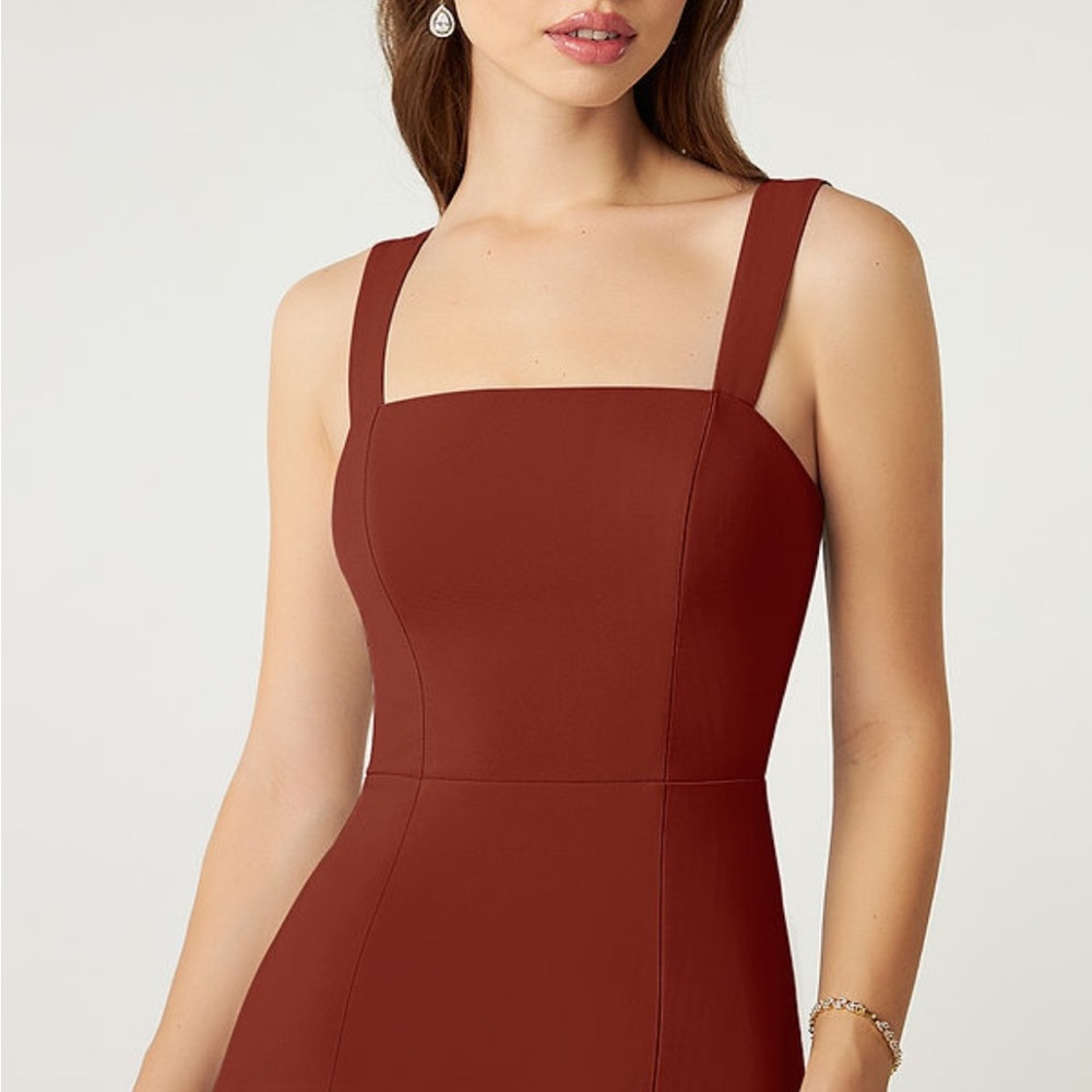 Azazie Rust Red Wedding Dress - Picture 5 of 6